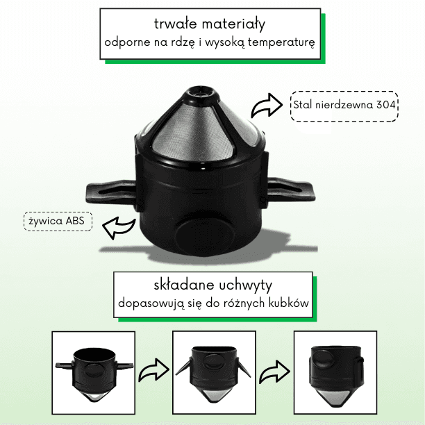 Drippo - przenośny zaparzacz  do kawy