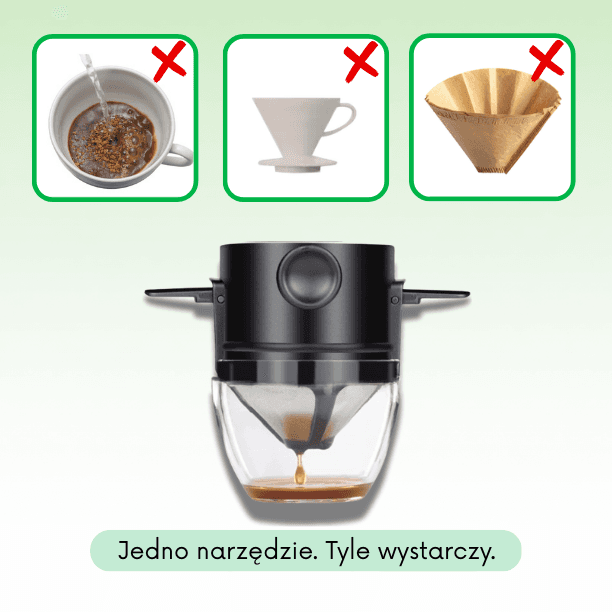 Drippo - przenośny zaparzacz  do kawy